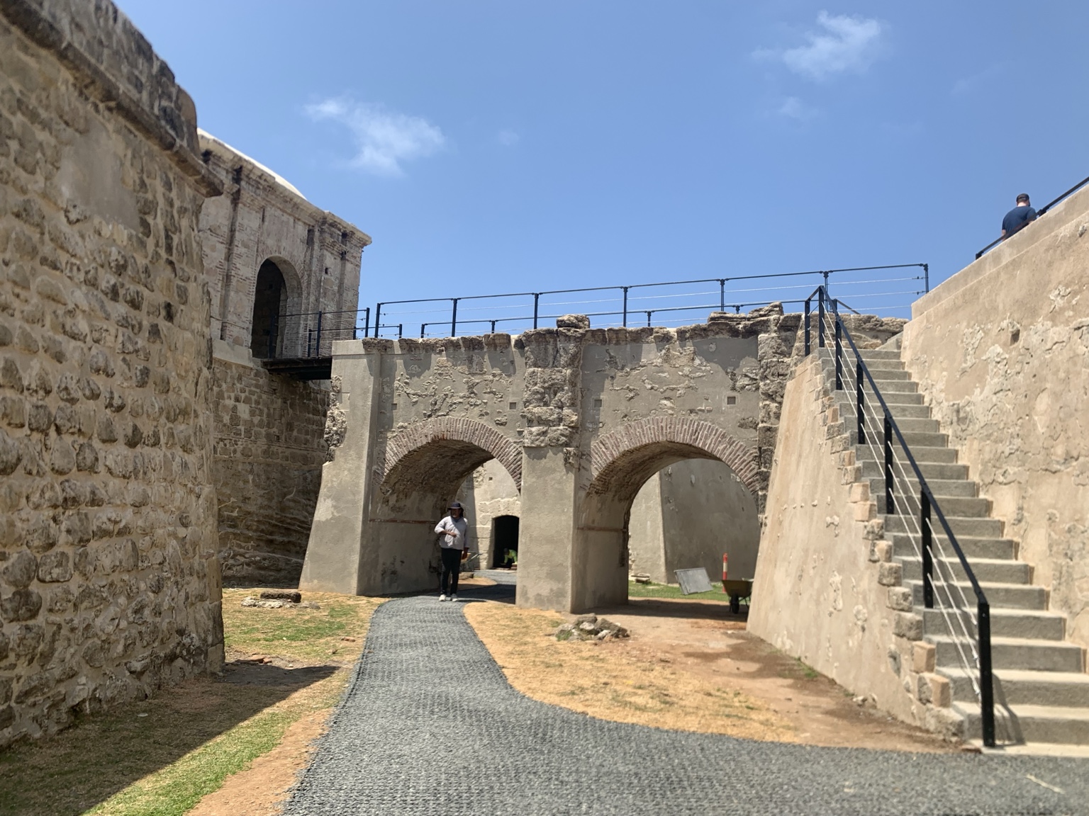 Vista interior del Castillo de San Lorenzo el Real de Chagres